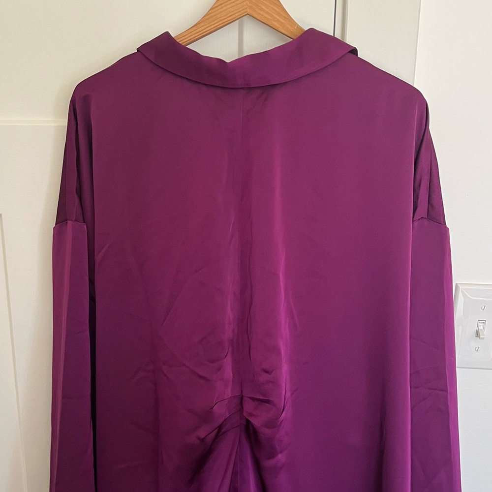 Eloquii Long Sleeve Wrap Dress - Picture 6 of 8